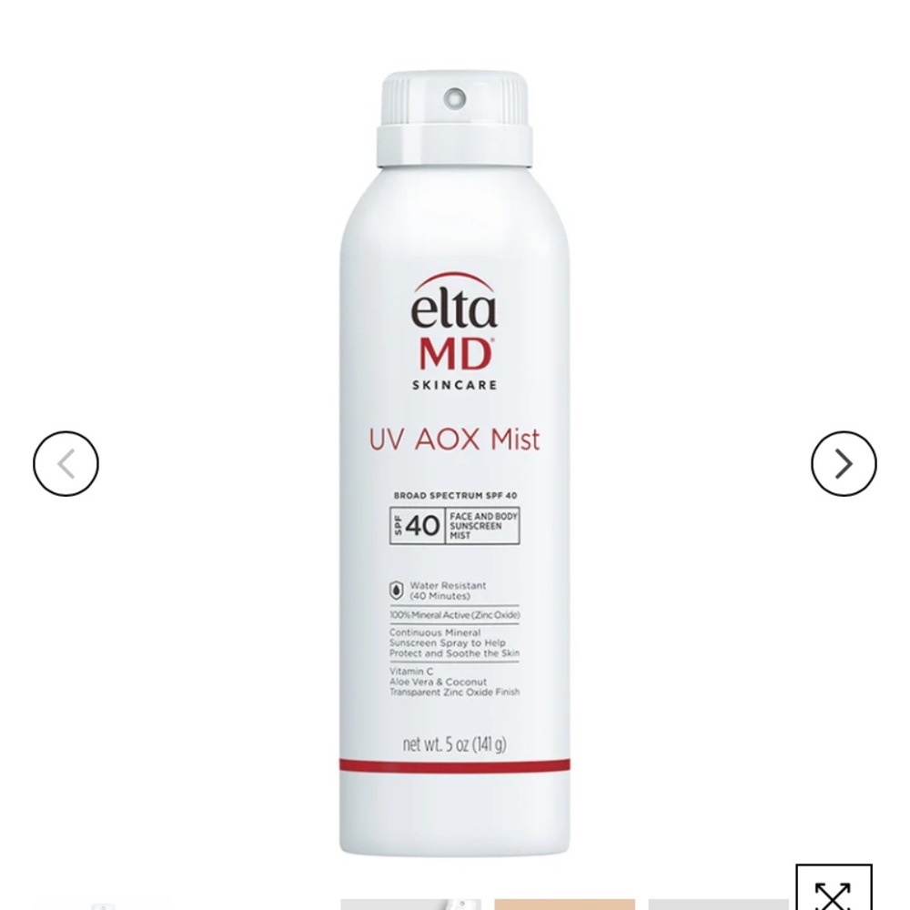 New In Box EltaMD AOX Mist Broad-Spectrum SPF 40